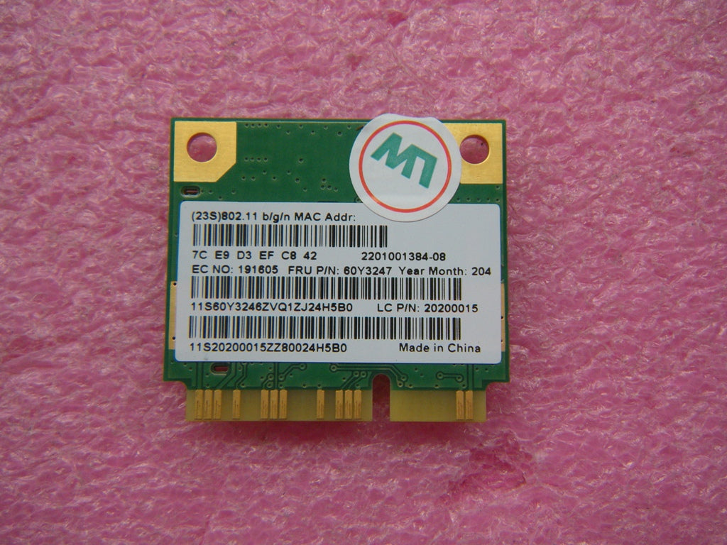 LAPTOP INTERNAL WIFI CARD FOR LENOVO THINKPAD L420