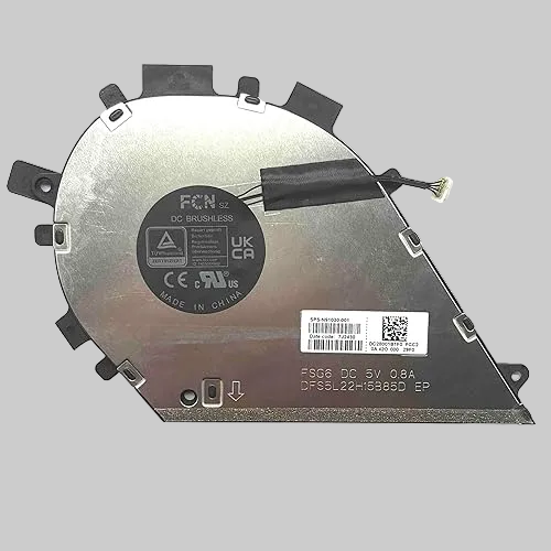 HP Envy x360 14 inch 14-FA 14-FC, 14-fa0000 14-fc0000, 14-fa0xxx 14-fc0xxx, FAN / CPU FAN N91030-001