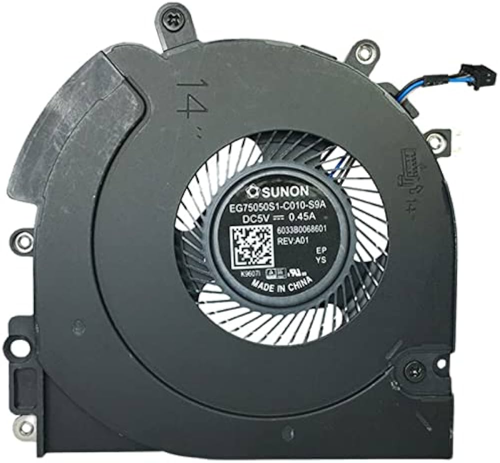Laptop CPU cooling fan for HP elitebook 840-g5, 840-g6, 845-g5, 745-g5, 745-g6, 845-g6, zbook 14u-g5, L62739-001, L62740-001