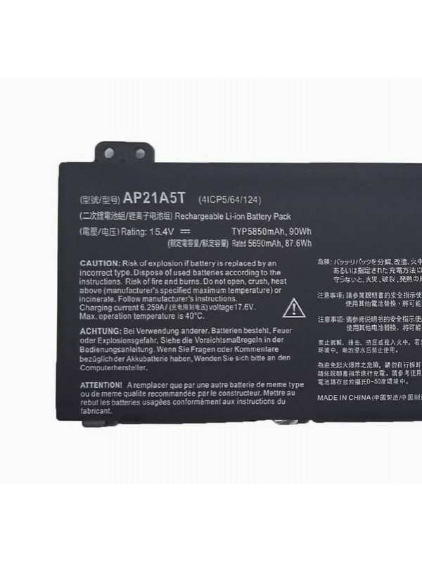 laptop compatible battery for Acer AP21A5T AP21A8T AP21A7T