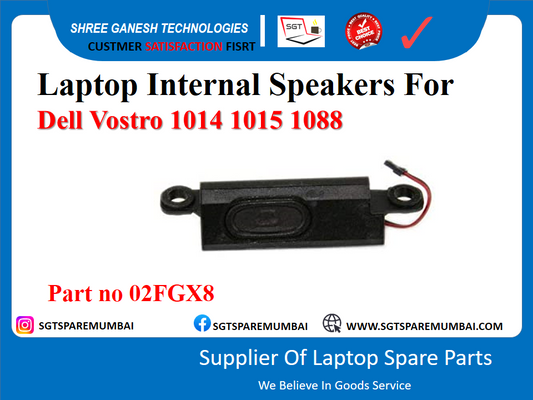 Laptop Internal Speakers For Dell Vostro 1014 1015 1088 Part no 02FGX8