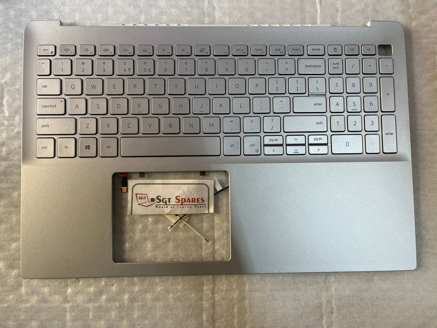 LAPTOP TOUCHPAD PALMREST WITH KEYBOARD FOR DELL INSPIRON  5590, 5598 0NKKXH