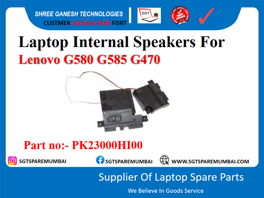 Laptop Internal Speakers For Lenovo G580 G585 G470 Part no:- PK23000H100