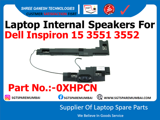 Laptop Internal Speakers For Dell Inspiron 15 3551 3552 Part No.:-0XHPCN