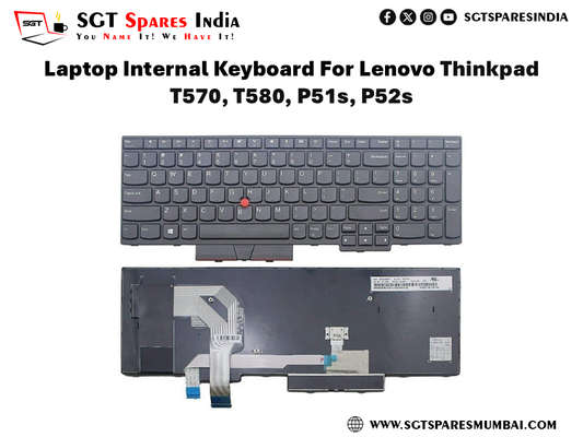 Laptop Internal Keyboard For Lenovo Thinkpad T570, T580, P51s, P52s With Trackball