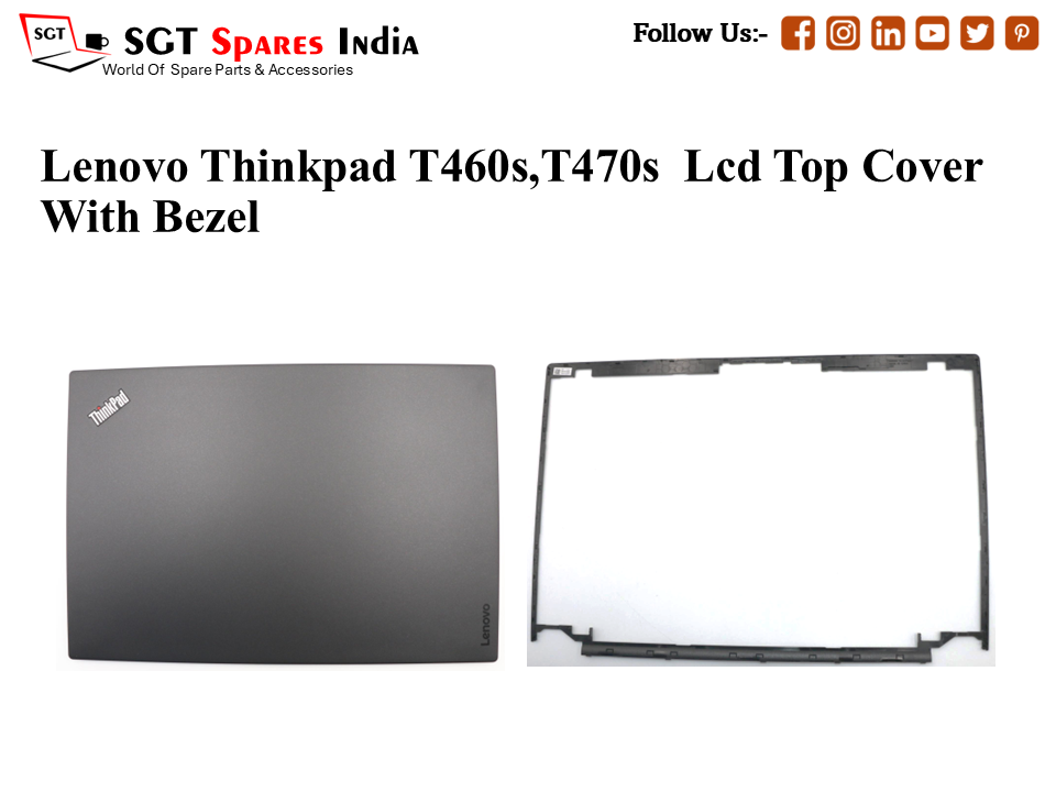 LAPTOP LCD TOP COVER WITH BAZEL FOR LENOVO THINKPAD T460S,, T470s