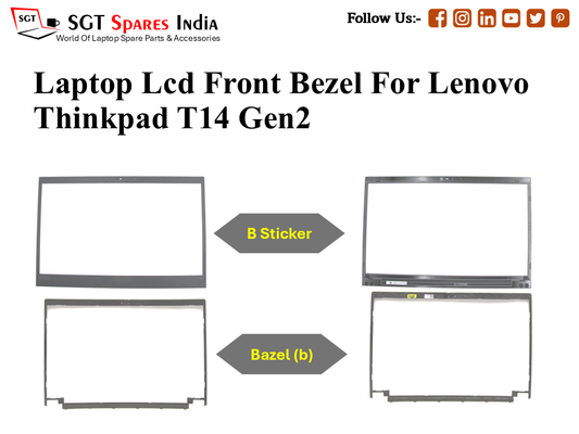 Laptop Lcd Front Bezel For Lenovo Thinkpad T14 Gen2