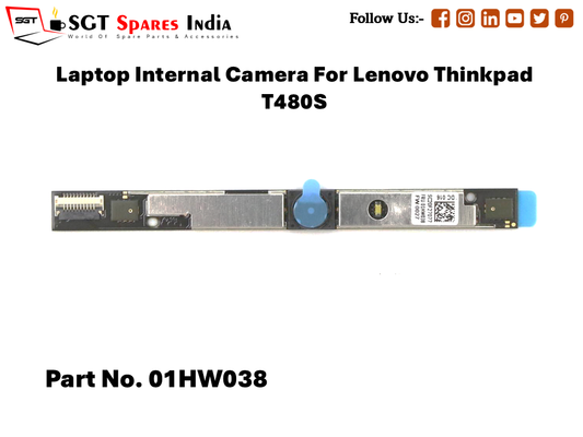 Laptop Internal Camera For Lenovo Thinkpad T480S Part No. 01HW038