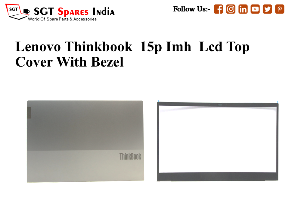 LAPTOP LCD TOP COVER WITH BAZEL FOR LENOVO THINKBOOK  15P IMH ,