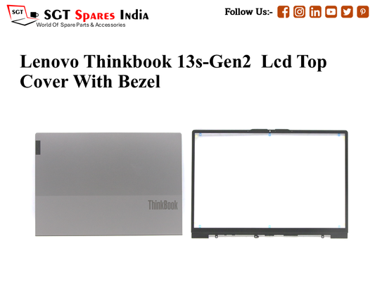 LAPTOP LCD TOP COVER WITH BAZEL FOR LENOVO THINKBOOK 13S-GEN2,