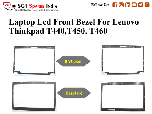 Laptop Lcd Front Bezel For Lenovo Thinkpad T440,T450, T460