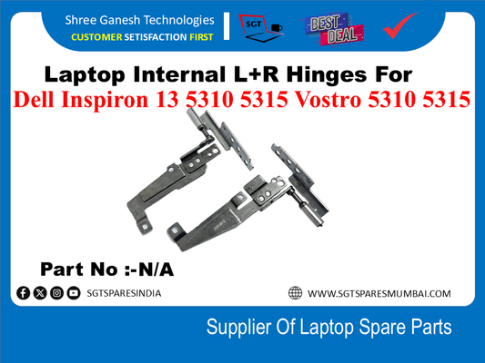 Laptop Internal L+R Hinges For Dell Inspiron 13 2 5315 Vostro 5310 5315