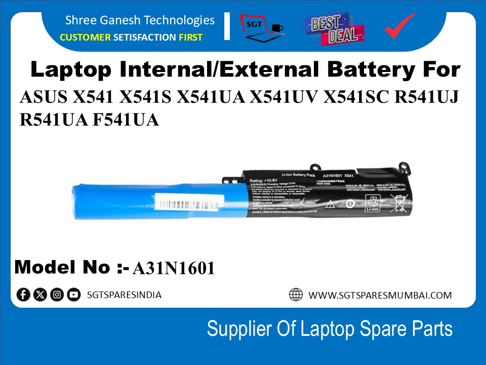 A-sus A31N1601 Internal  Battery For ASUS X541 X541S X541UA X541UV X541SC R541UJ R541UA F541UA 