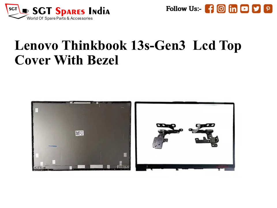 LAPTOP LCD TOP COVER WITH BAZEL FOR LENOVO THINKBOOK 13S-GEN3,