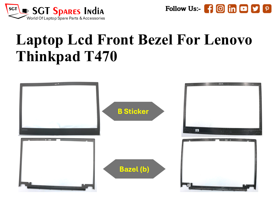 Laptop Lcd Front Bezel For Lenovo Thinkpad T470