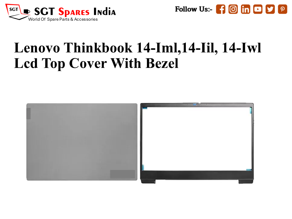 LAPTOP LCD TOP COVER WITH BAZEL FOR LENOVO THINKBOOK 14-IML,