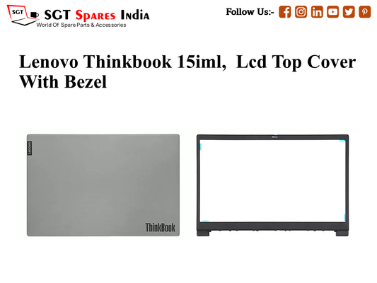 LAPTOP LCD TOP COVER WITH BAZEL FOR LENOVO THINKBOOK 15IML,