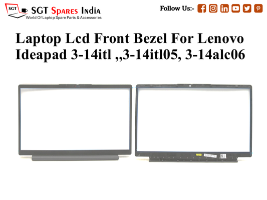 Laptop Lcd Front Bezel For Lenovo Ideapad 3-14itl ,,3-14itl05, 3-14alc06