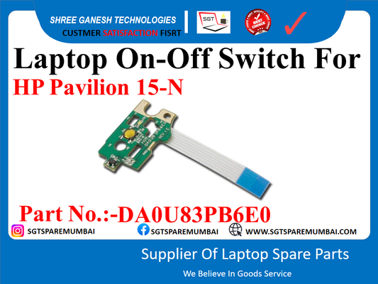 Laptop On-Off Switch For HP Pavilion 15-N