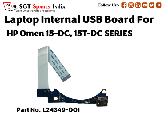 laptop Internal USB or IO board For HP Omen 15 DC, 15T DC SERIES Part no. L24349 001