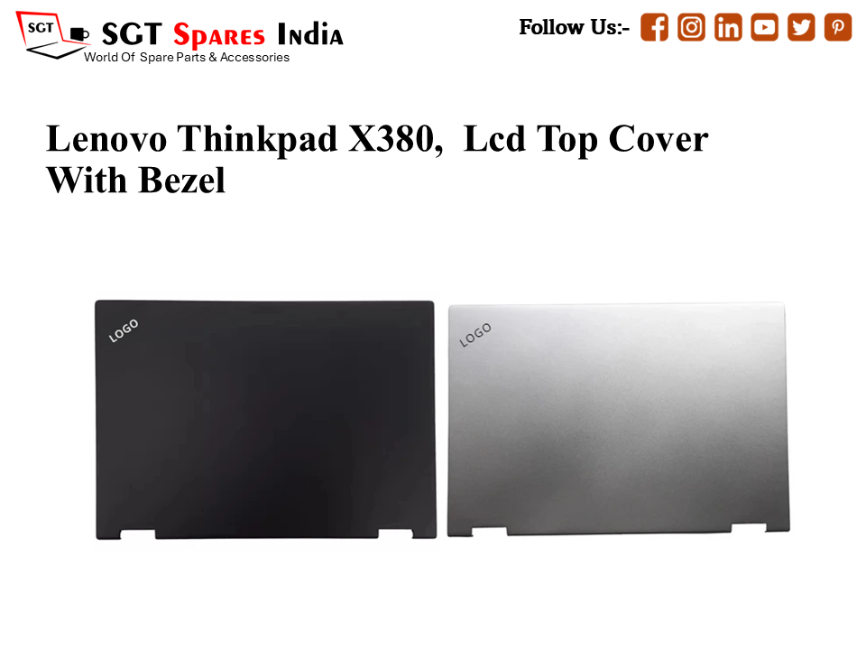 LAPTOP LCD TOP COVER WITH BAZEL FOR LENOVO THINKPAD X380,