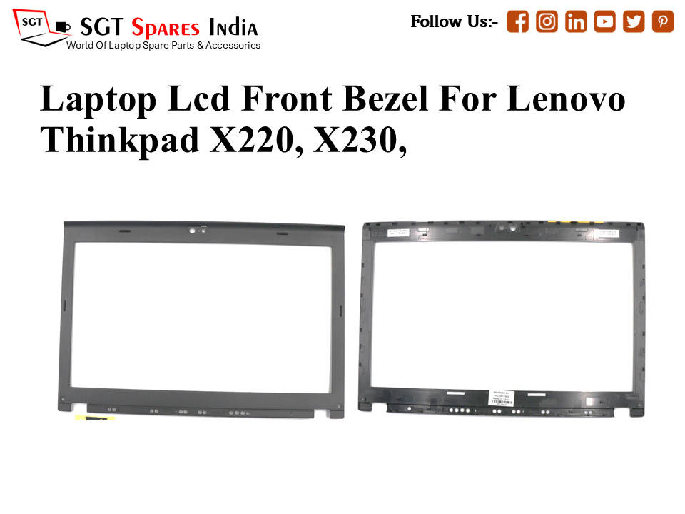 Laptop Lcd Front Bezel For Lenovo Thinkpad X220, X230,