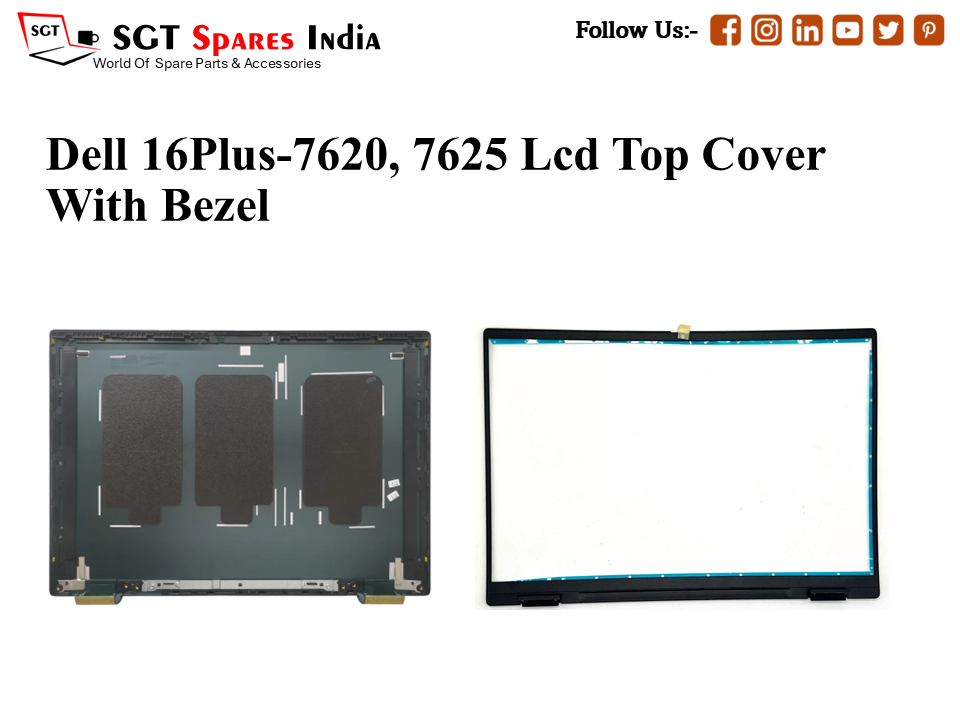 LAPTOP LCD TOP COVER WITH BAZEL FOR DELL 16 PLUS -7620, 16PLUS-7625