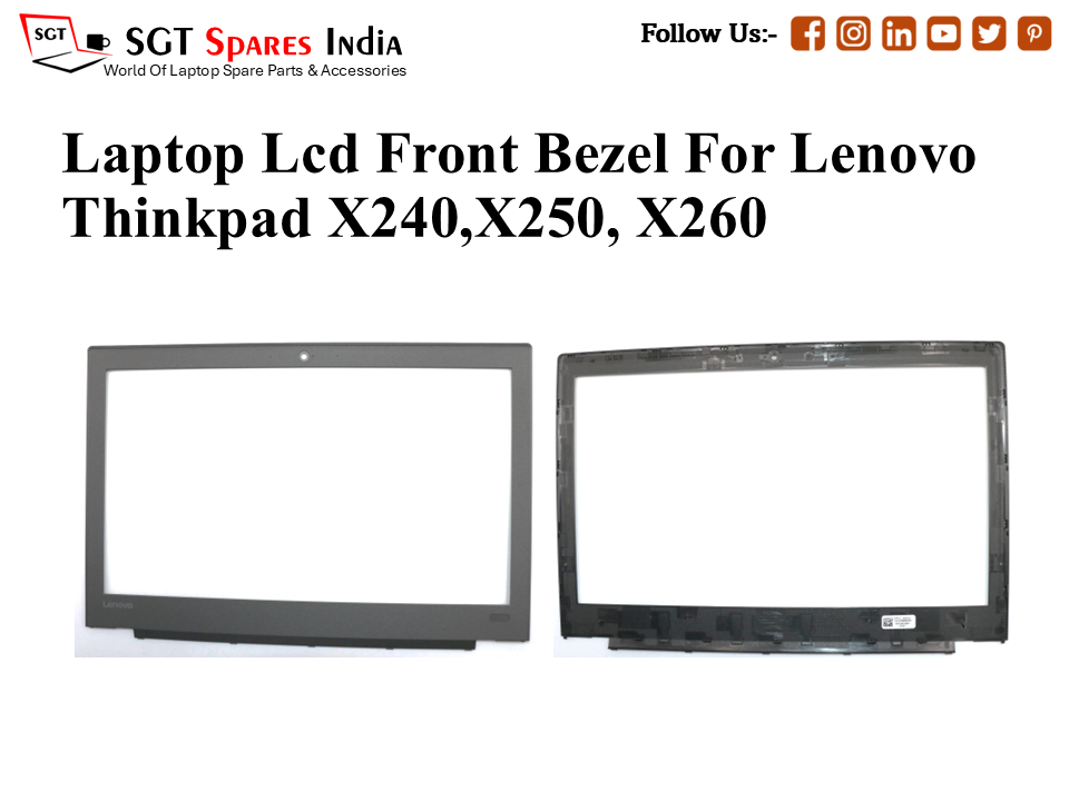 Laptop Lcd Front Bezel For Lenovo Thinkpad X240,X250, X260