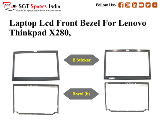 Laptop Lcd Front Bezel For Lenovo Thinkpad X280,