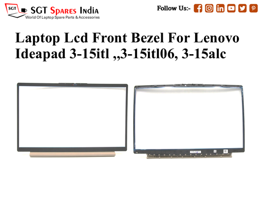 Laptop Lcd Front Bezel For Lenovo Ideapad 3-15itl ,,3-15itl06, 3-15alc