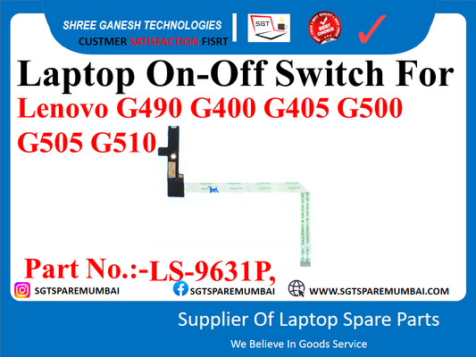 Laptop On-Off Switch For Lenovo G490 G400 G405 G500