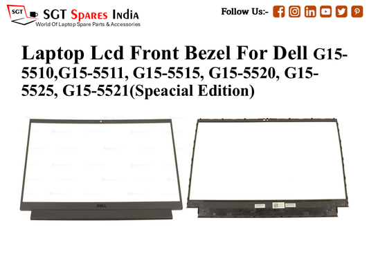 Laptop Lcd Front Bezel For Dell G15- 5510,G15-5511, G15-5515, G15-5520, G15-
5525, G15-5521(Speacial Edition)