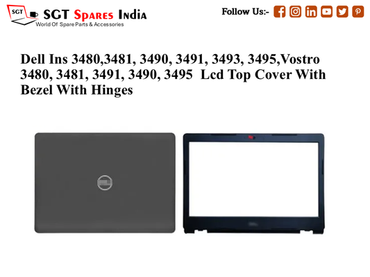 LAPTOP LCD TOP COVER WITH BAZEL FOR DELL INS 3480,3481, 3490, 3491, 3493, 3495, vostro 3480, 3481, 3491, 3490, 3495