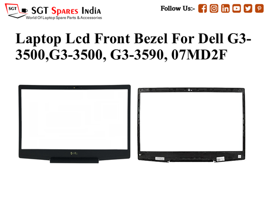 Laptop Lcd Front Bezel For Dell G3- 3500,G3-3500, G3-3590, 07MD2F