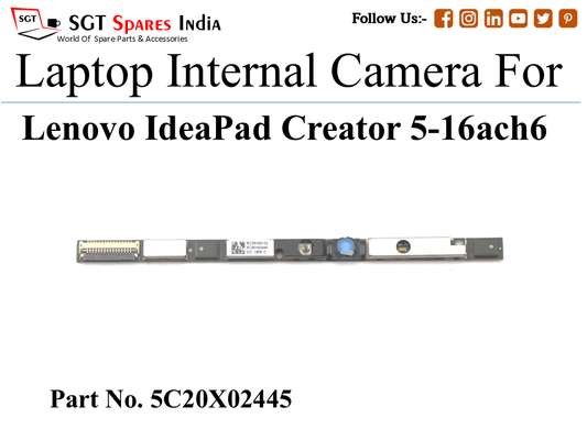 Le-novo 5C20X02445 Laptop Internal Camera For Lenovo IdeaPad Creator 5-16ach6