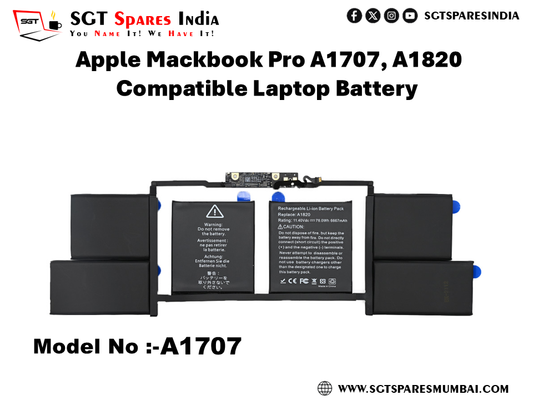 A1707 FOR  Apple Mackbook Pro A1707, A1820 Compatible Laptop Battery