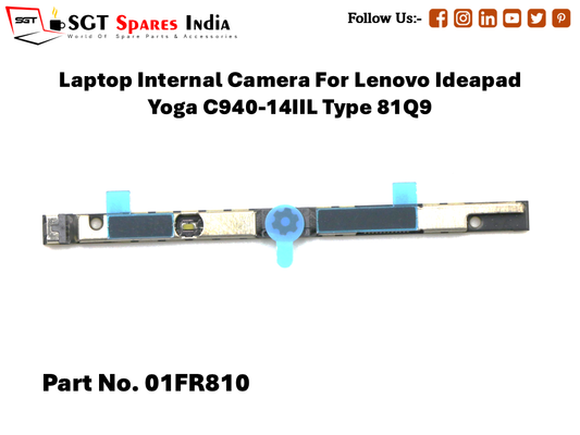 Laptop Internal Camera For Lenovo Ideapad Yoga C940-14IIL Type 81Q9 Part No. 01FR810