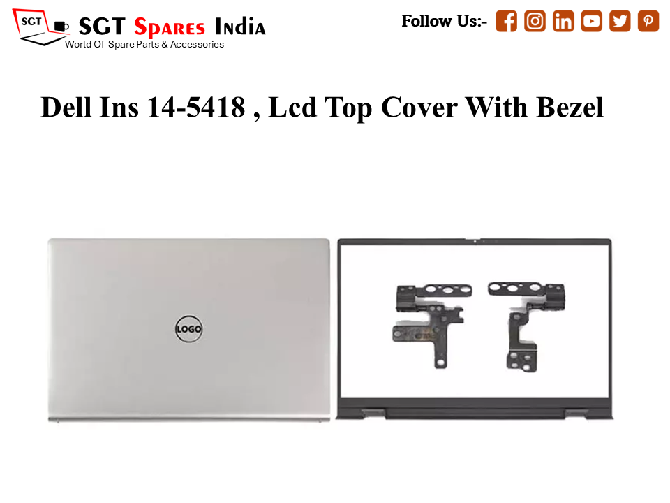 LAPTOP LCD TOP COVER WITH BAZEL FOR DELL INS 14-5418 ,