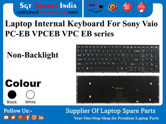 Laptop Internal Keyboard For Sony Vaio PC-EB VPCEB VPC EB series Non-Backlight Colour Black White