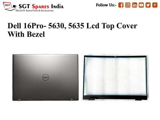 LAPTOP LCD TOP COVER WITH BAZEL FOR DELL 16-5630, 5635,