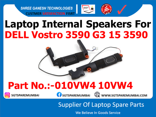 Laptop Internal Speakers For DELL Vostro 3590 G3 15 3590 Part No.:-010VW4 10VW4