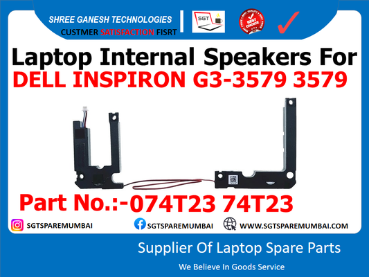 Laptop Internal Speakers For DELL INSPIRON G3-3579 3579 Part No.:-074T23 74T23