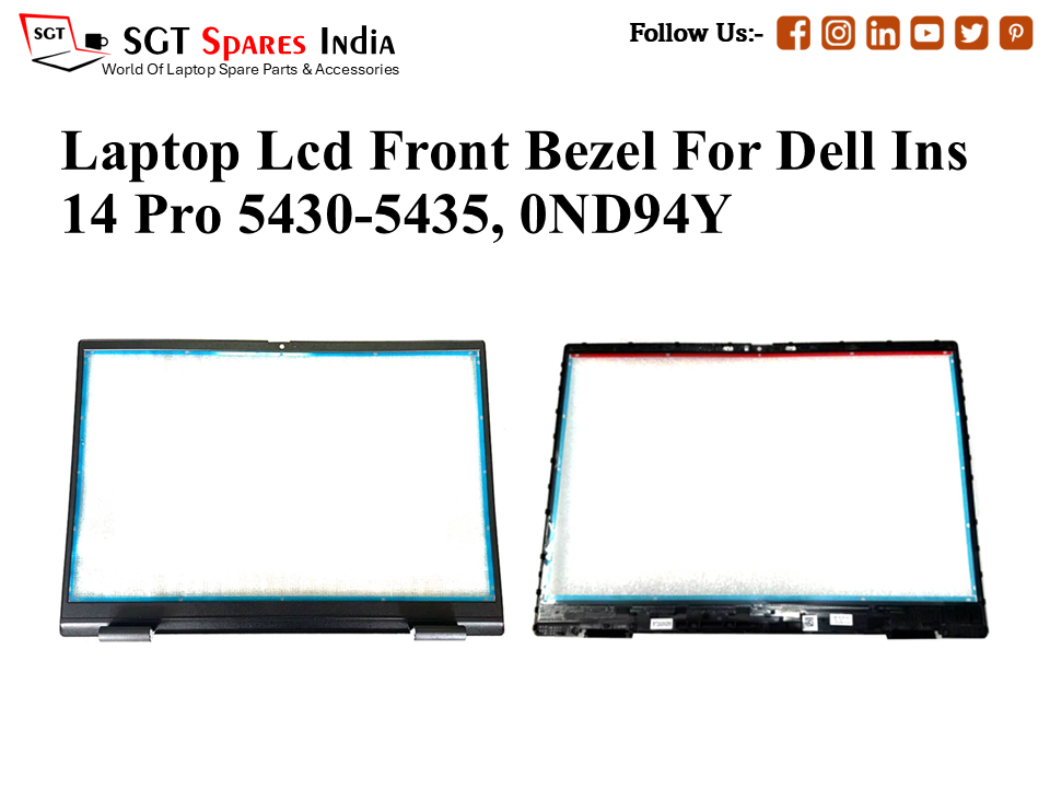 Laptop Lcd Front Bezel For Dell Ins 14 Pro 5430-5435, 0ND94Y