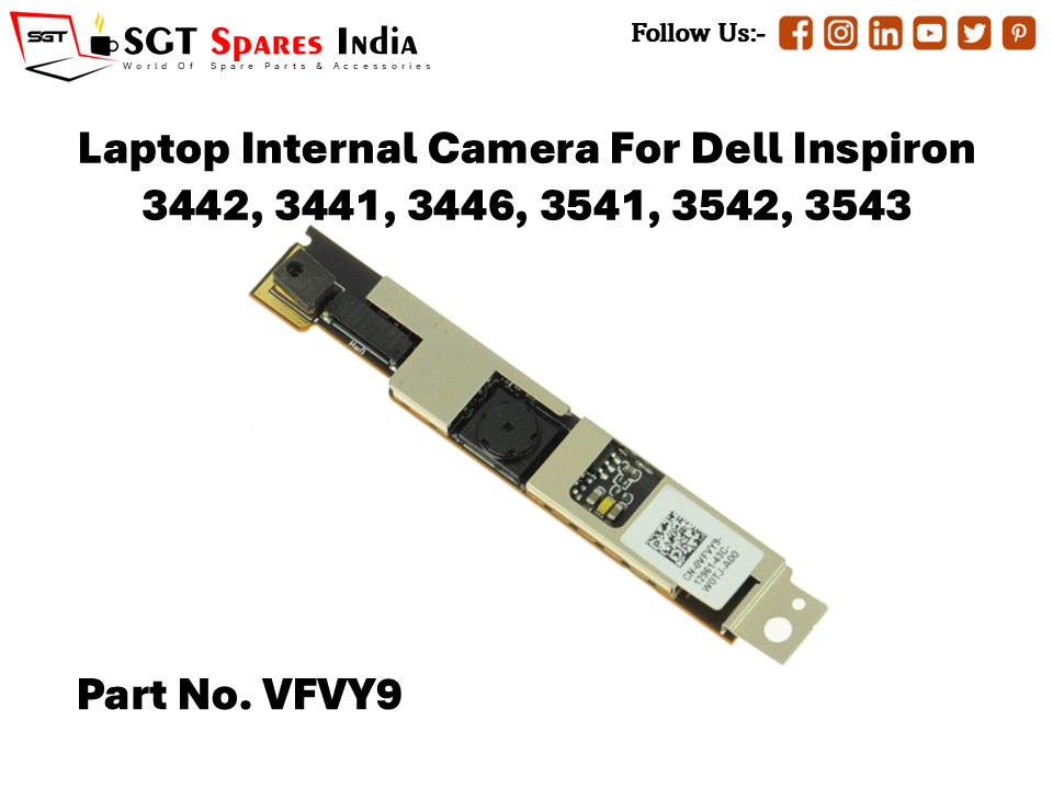 Laptop Internal Camera For Dell Inspiron 3442, 3441, 3446, 3541, 3542, 3543 Part No. VFVY9