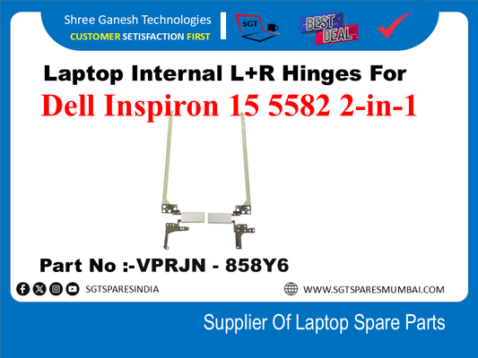 Laptop Internal L+R Hinges For Dell Inspiron 15 5582 2-in-1 Part No :-VPRJN -858Y6