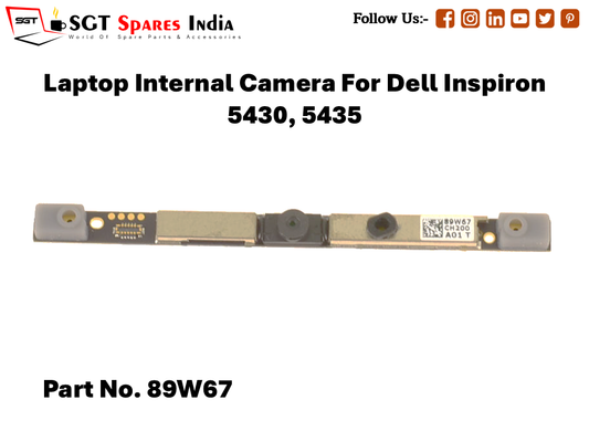 Laptop Internal Camera For Dell Inspiron 5430, 5435 Part No. 89W67