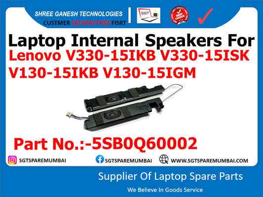 Laptop Internal Speakers For Lenovo V330-15IKB V330-15ISK V130-15IKB V130-15IGM Part No.:-5SB0Q60002