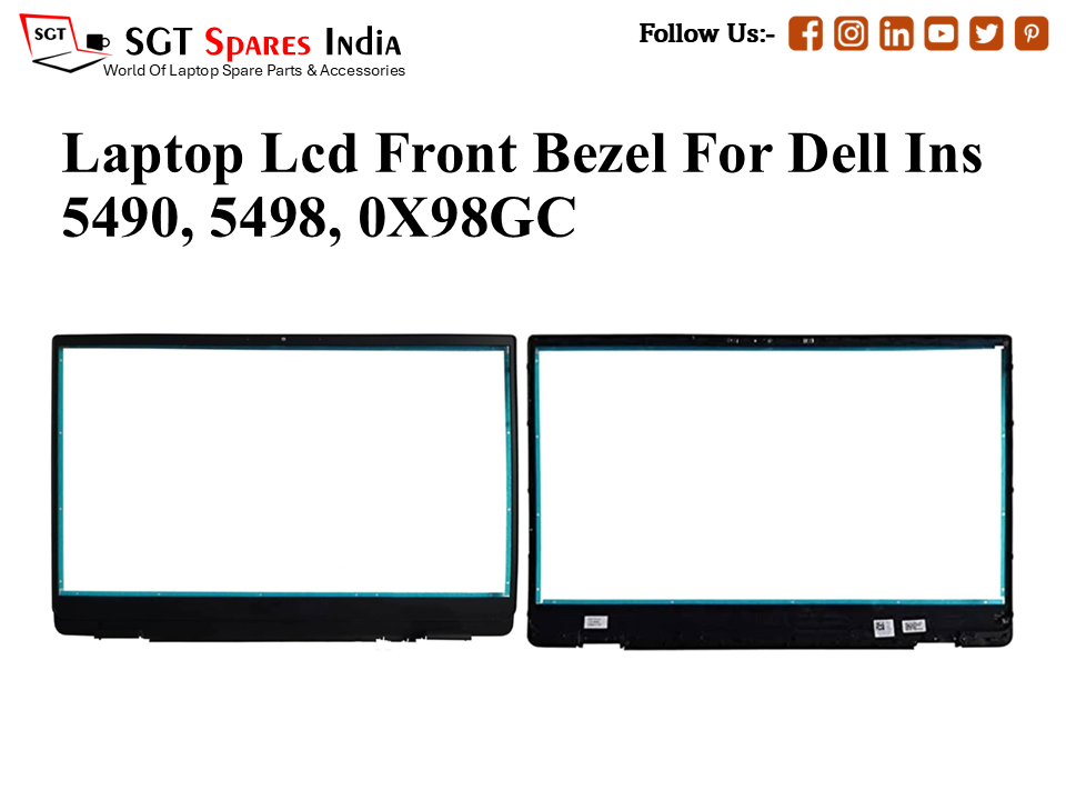 Laptop Lcd Front Bezel For Dell Ins 5490, 5498, 0X98GC