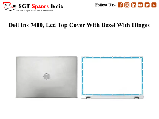 LAPTOP LCD TOP COVER WITH BAZEL FOR DELL INS 7400,