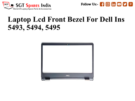 Laptop Lcd Front Bezel For Dell Ins 5493, 5494, 5495